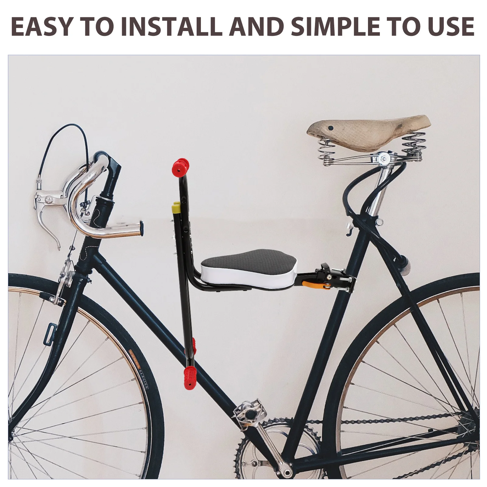 Kids Electric Bike Saddle Seat Durable Carbon Steel Affordable Easy Install Safety Seat for Kids Bicycles - Image 4