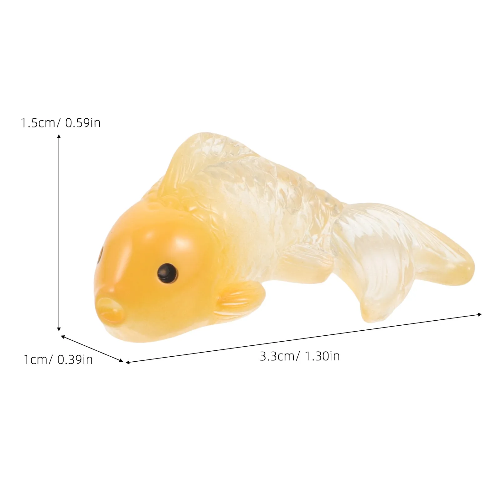 30Pcs Miniature Resin Fish Ornaments Feng Shui Decorations for Home Desk Office Small Sea Animal Figurines Micro