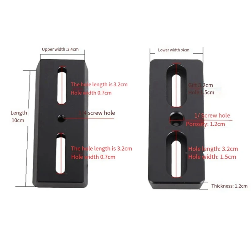 多機能ドベルベイルプレート、黒望遠鏡アクセサリー、Vixen用望遠鏡、新規