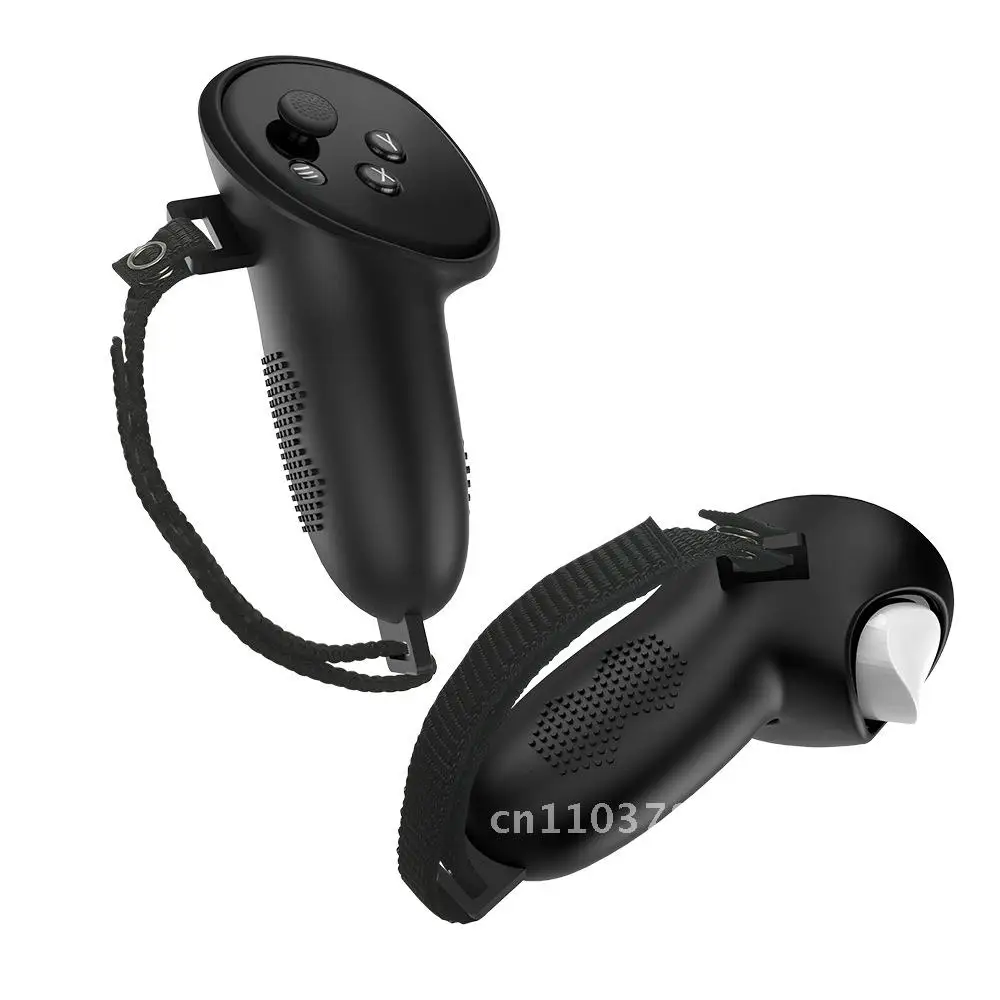 Anti-Slip Silicone Case for Meta Quest3 S Vr Handle Protective Cover with Rocker Cap - Anti-Fall Game Controller Accessory