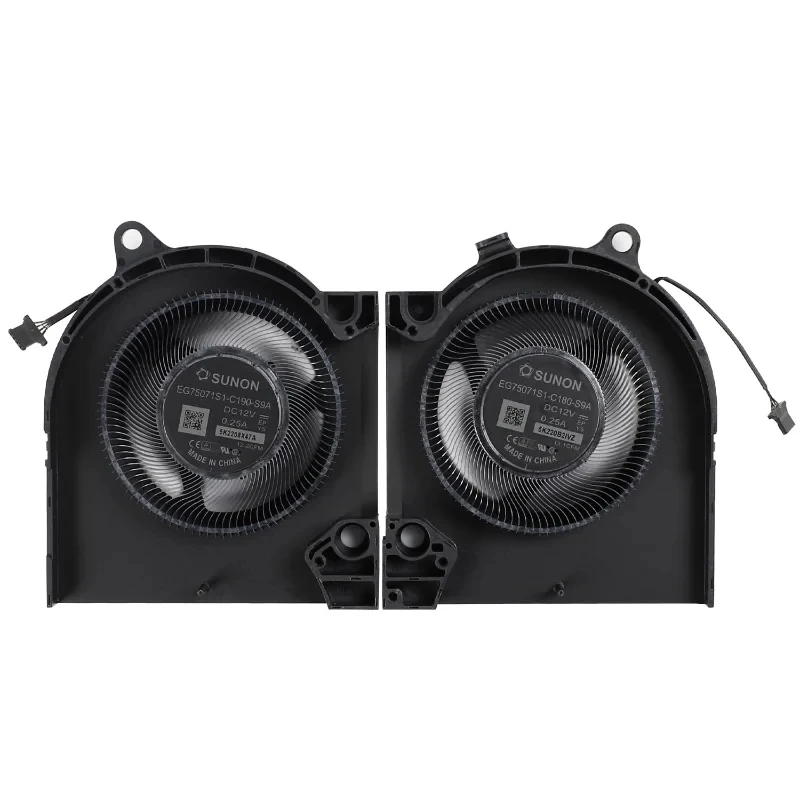 CHENCPU GPU Cooling Fan for Dell G15 5520 G15 5525 2022 G16 7620 RTX3060 RTX3070 EG75071S1-C180-S9A EG75071S1-C190-S9A 12V 0.25A