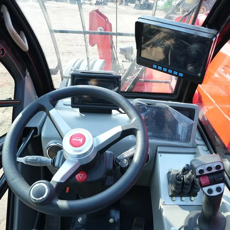 

YG 1,5 тонны вездеходный внедорожный колесный погрузчик мини-телескопический погрузчик кран с дистанционным управлением