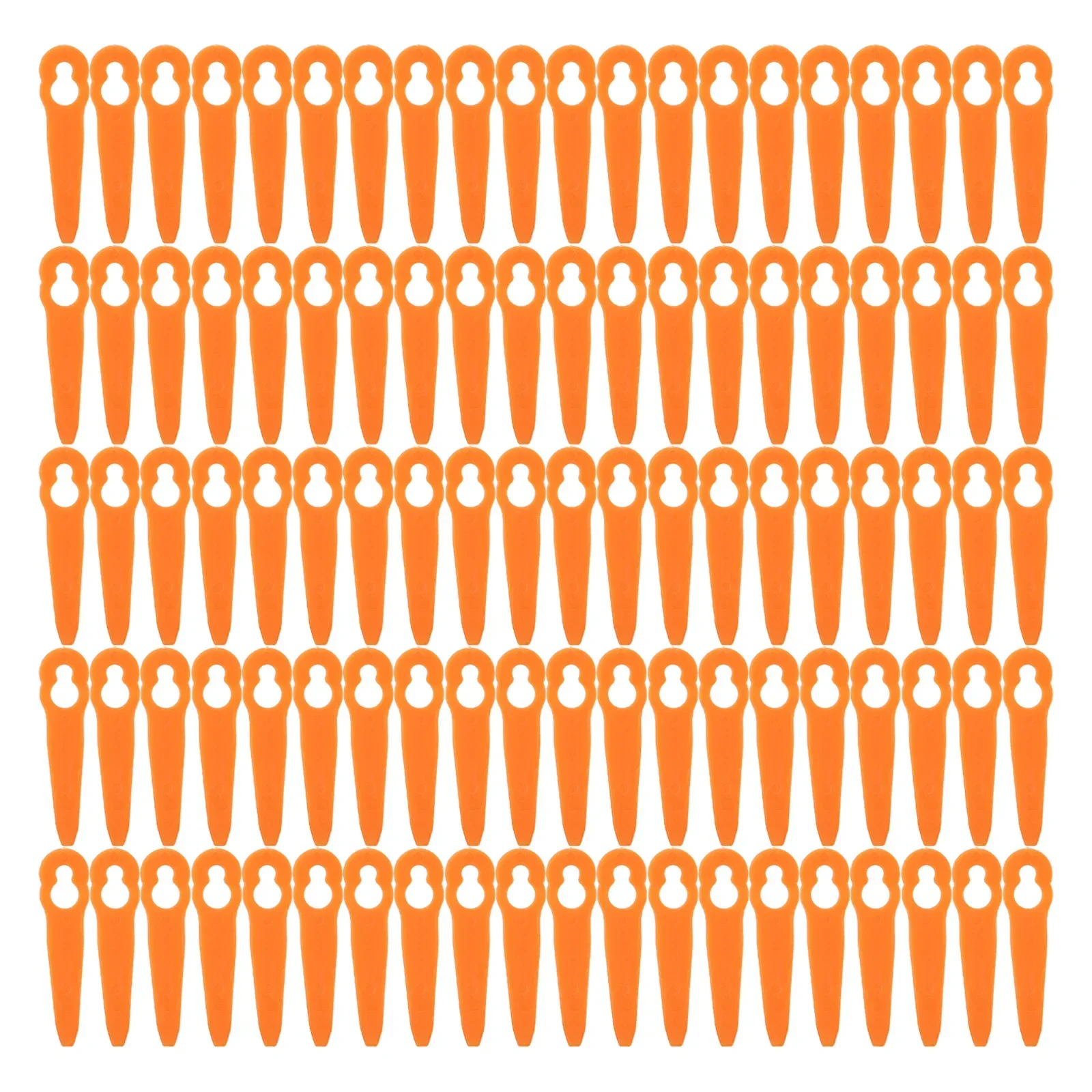 100pcs Plastic Blades Cordless Strimmer Grass Trimmer Knives Lawn Mower Tool Part Garden Power Tool Accessories Parts