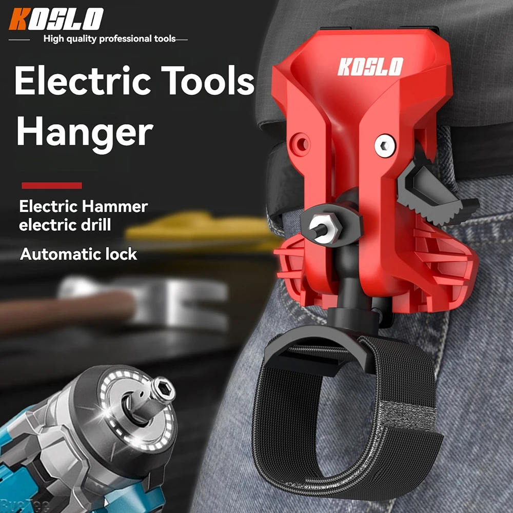 High Quality Tool Quick Hanger with Lock Metal Hook for Electric Drill Electric Wrench Hand Tools
