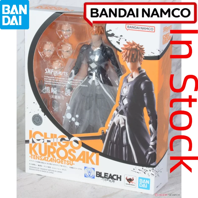 

В наличии: Фигурка Bandai SHF Ичиго Куросаки (Блич) — Арка Тысячелетней кровавой войны, Зангецу Банкай, артикулированная, аниме-игрушка