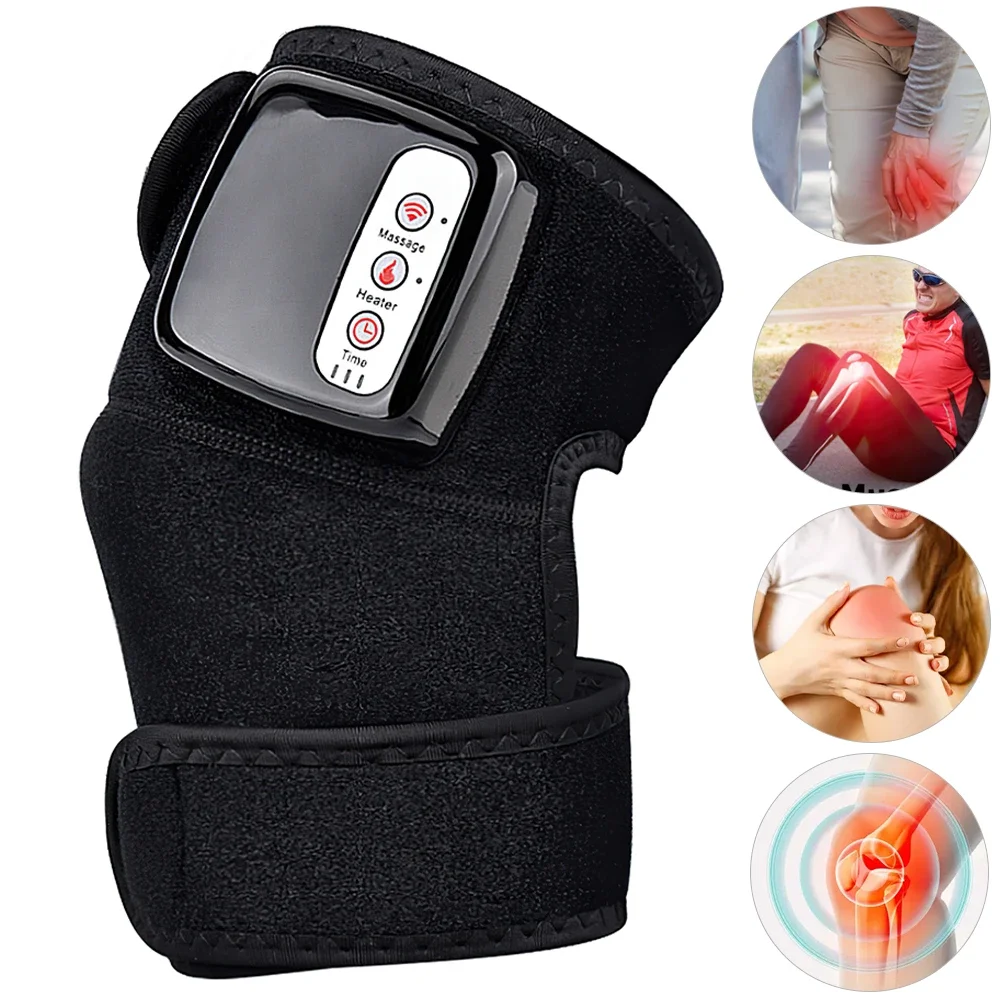 

Electric Shoulder Elbow Knee Massager Hot Compress Vibration Multifunctional Heating Kneepad Physiotherapy Joint Knee Massager