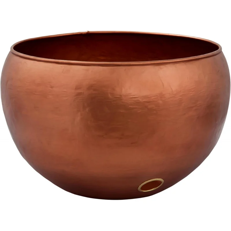 

1908 Viper Garden Hose Pot, Holds 100-Feet of, 5/8-Inch, Bronze