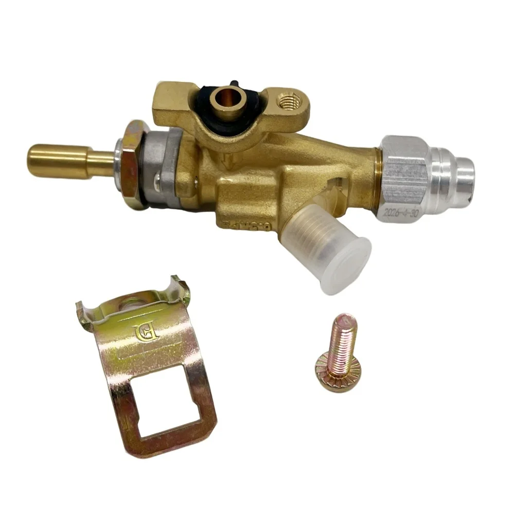 Brass Saddle Safety Valve 7/16-20UNF Male Thread for Commercial Oven Grill Gas Appliance Flame Failure Protection