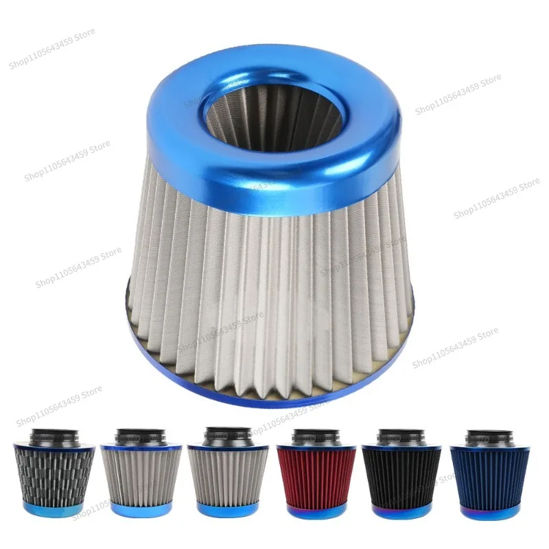 For car modification accessories 76mm air filter large flow mushroom head filter 3 inches