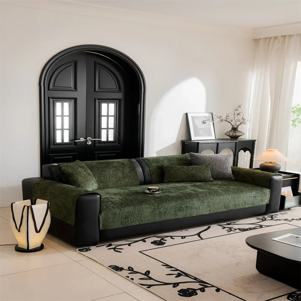 Sofa Cushion New Style Imitation Cotton and Linen All-season Anti-slip Cross-border Sofa Cover Full-cover Sofa Scarf