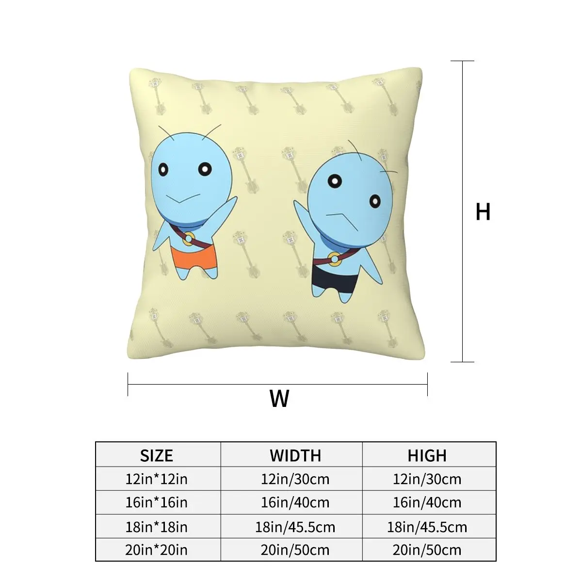 Gemini V Fairy Tail Square Pillowcase Cushion Cover Pillow Case Throw Pillow Cover for Home Sofa Living Room