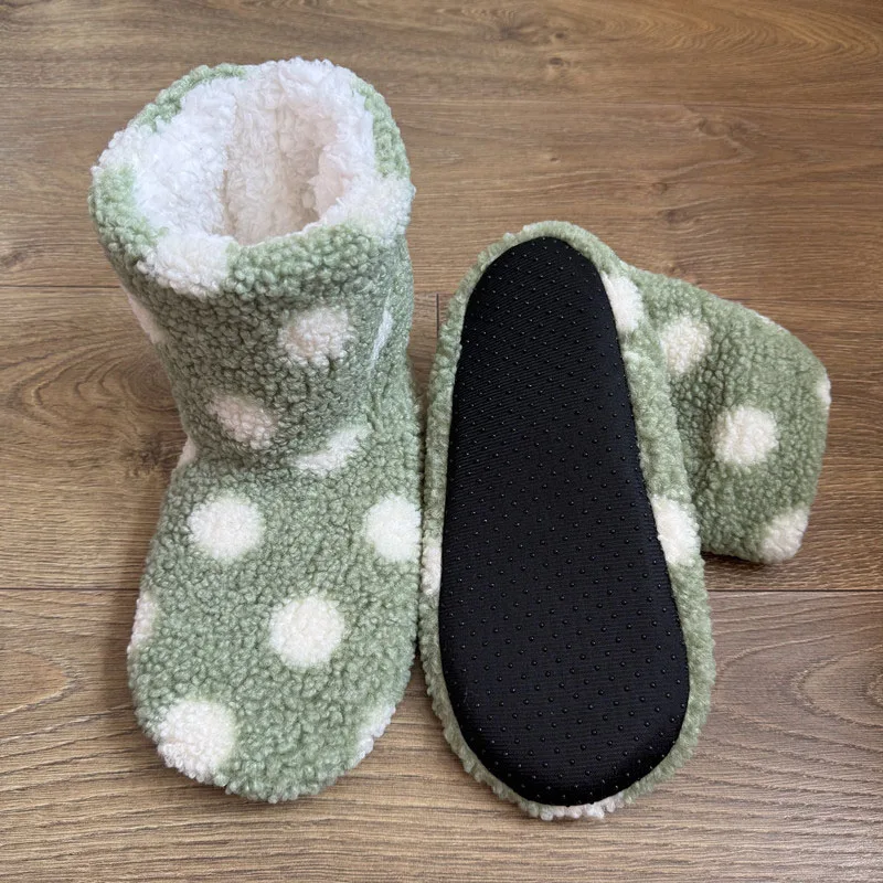 Winter Thick Thermal Sock Boots Women Warm Home Soft Thickened Sleeping Anti Slip Comfortable Floor Shoes Indoor House