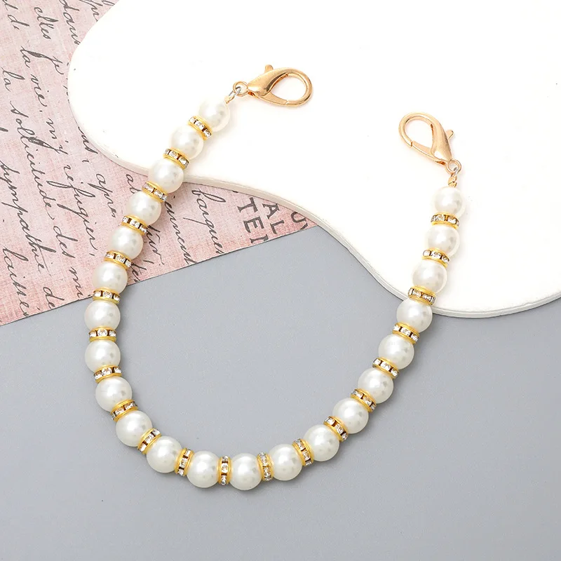 High brightness pearl carrying chain, pearl extension chain, phone case hanging chain