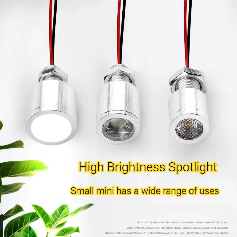 0.5W 1W 1.5W LED Light Source 60 Degree Small Spotlight DC5V 12V 24V Lamp Light Small Equipment Instrument Local Lighting