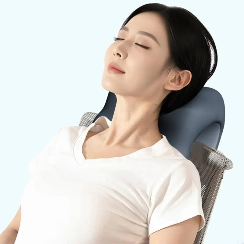 Neck Comfort Enhancing Head Support Pillow for Office Use Ventilated Memory Foam Chair Headrest for Desk Napping Gift 