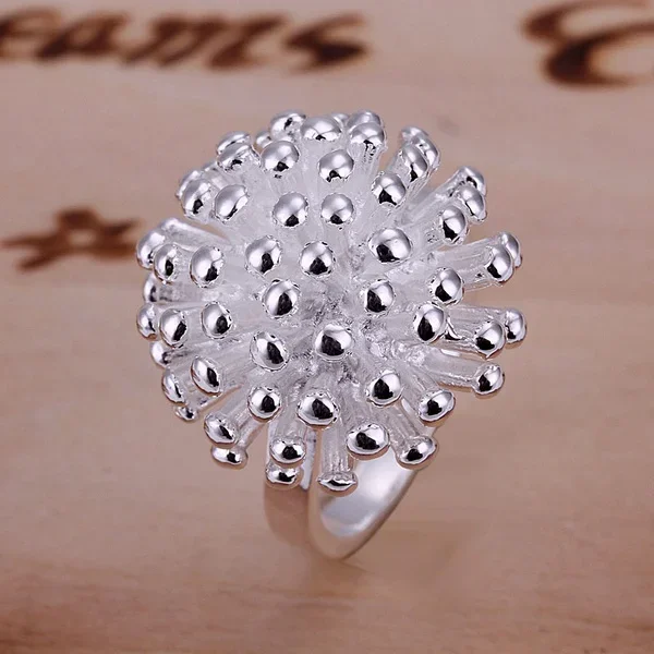 Anillos de plata de ley 925 con diseño bonito para mujer, joyería de moda para fiesta, bonitos regalos de vacaciones