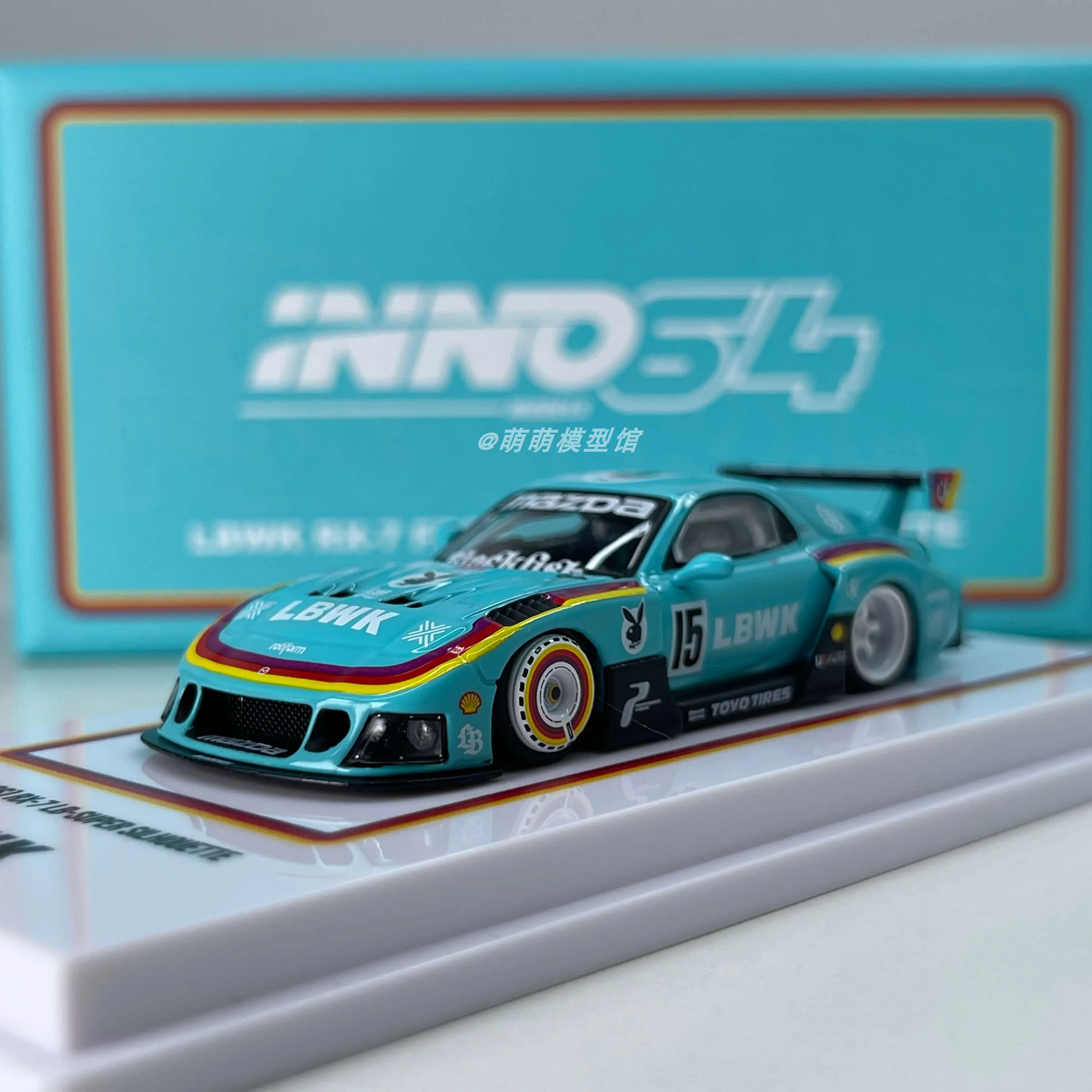 inno 1/64 RX-7 Mazda alloy car model toy