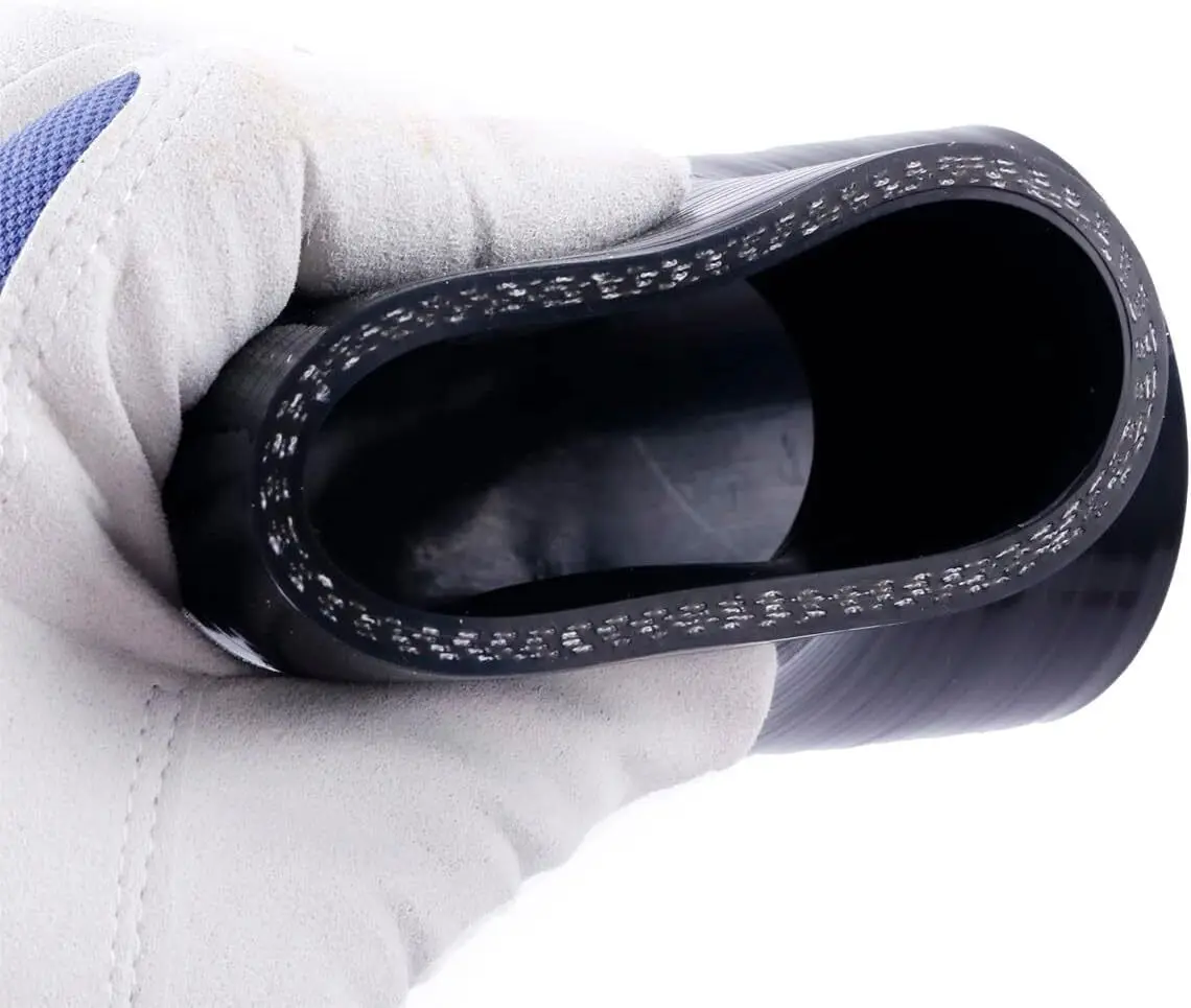 ユニバーサル 4 層 3 インチ高品質 90 度エルボーカプラー ターボ配管接続用シリコンホース 吸気配管用 ブラック