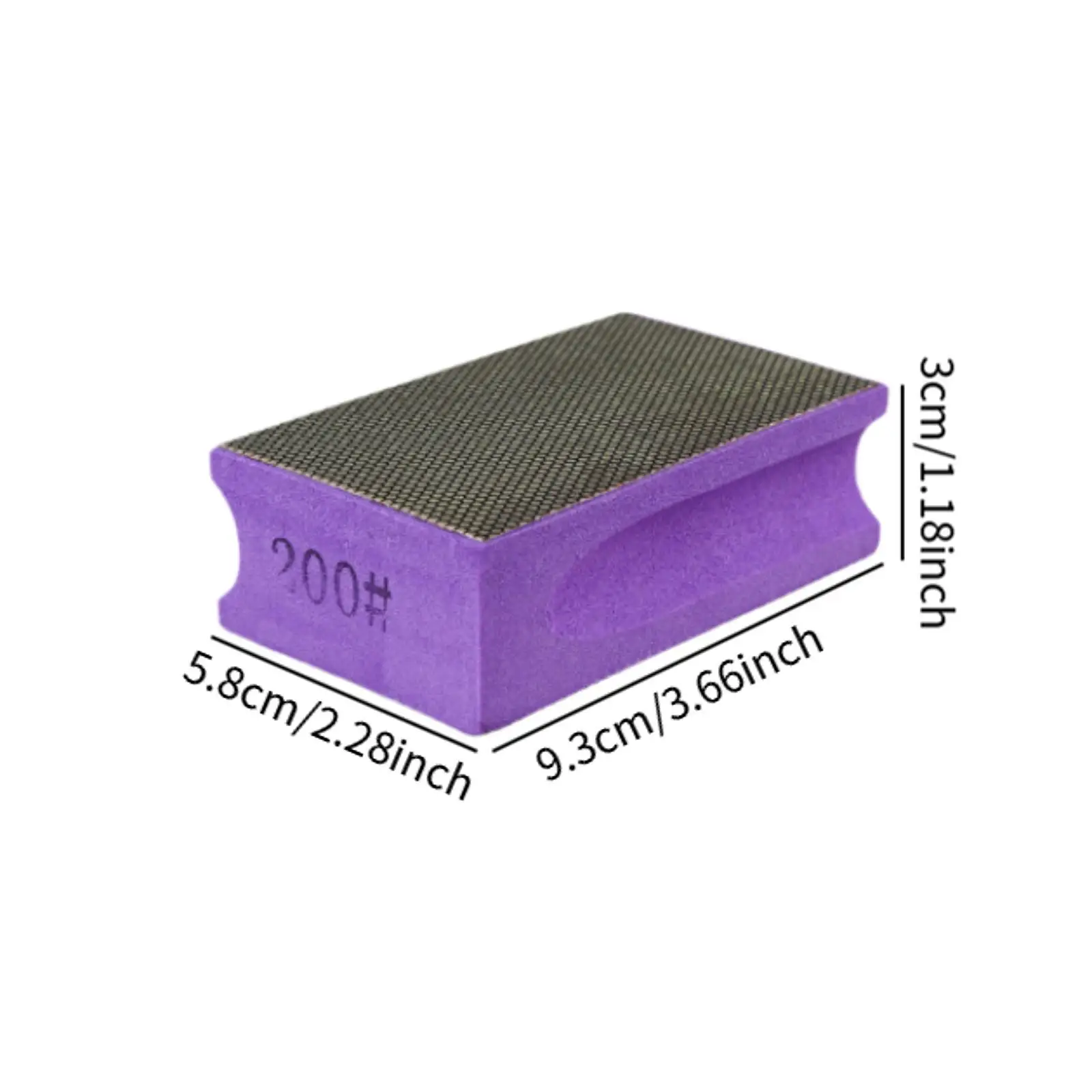 Hand Polishing Pad Buffer Block Sturdy Stone Sanding for Glass Metal Granite