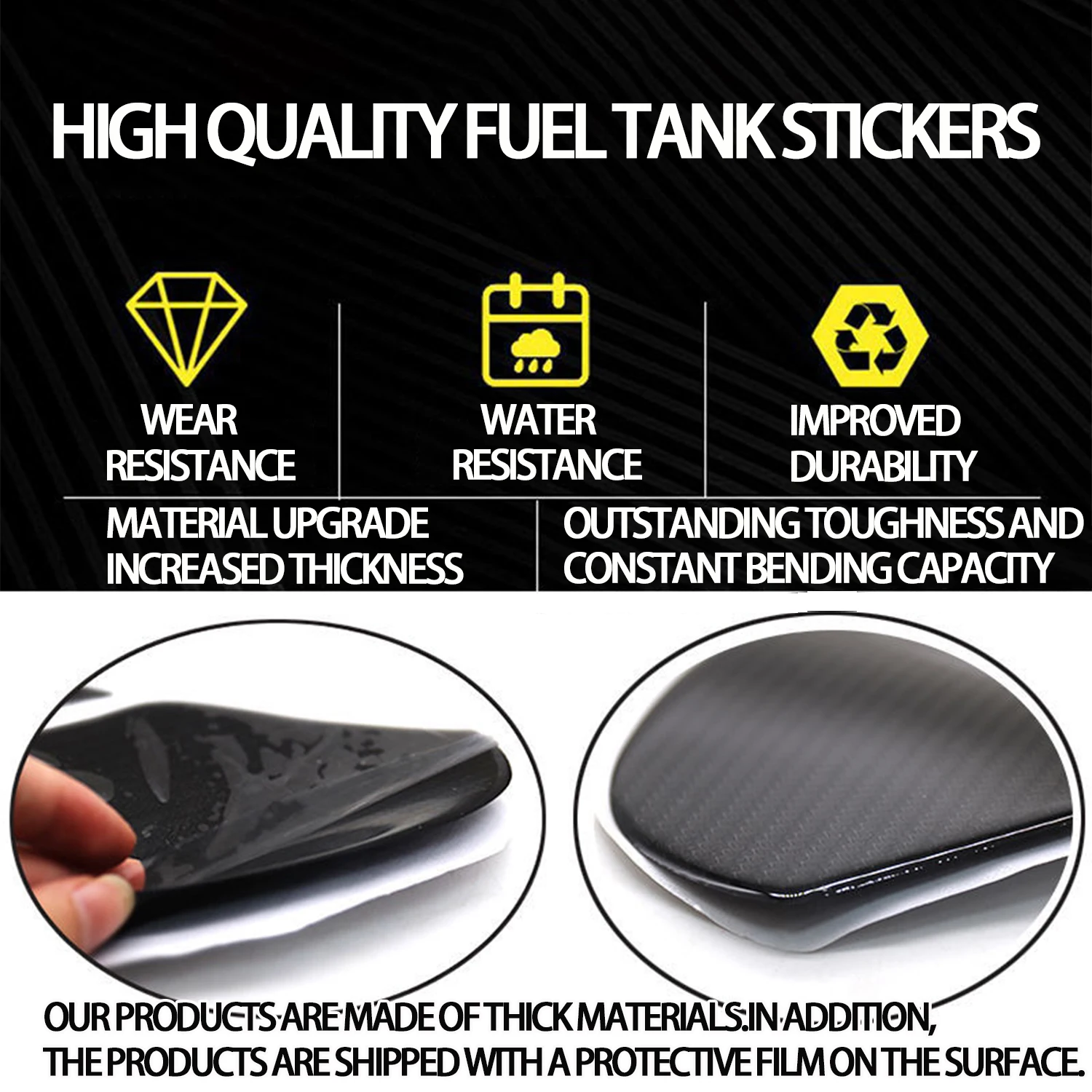 Рисунок 4 - Наклейка на бак для термоизоляции CB650R