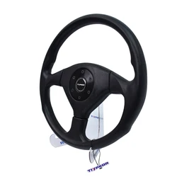 14 Inch  PU Auto Racing Steering Wheels Universal Deep Corn Drifting Sport Steering Wheel with TIYPEOR Logo
