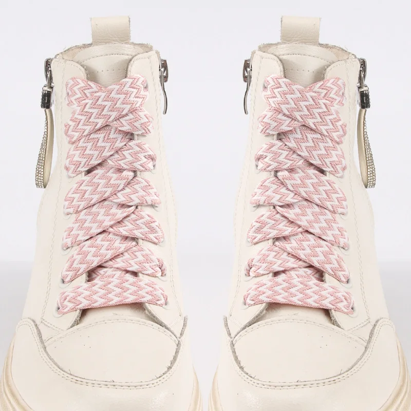 1pair 1.5cm/2cm/3cm wide Precision woven flat shoelaces Fashion Sneakers color Laces Boots shoelace length 120/140/160cm image 4