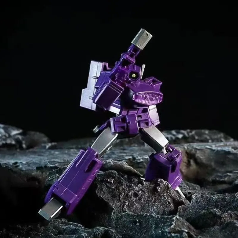 En stock juguetes transformados MS-TOYS MS-B32A MS-B32A onda de choque robot humanoide en movimiento modelo G1 pequeña proporción colección de regalos