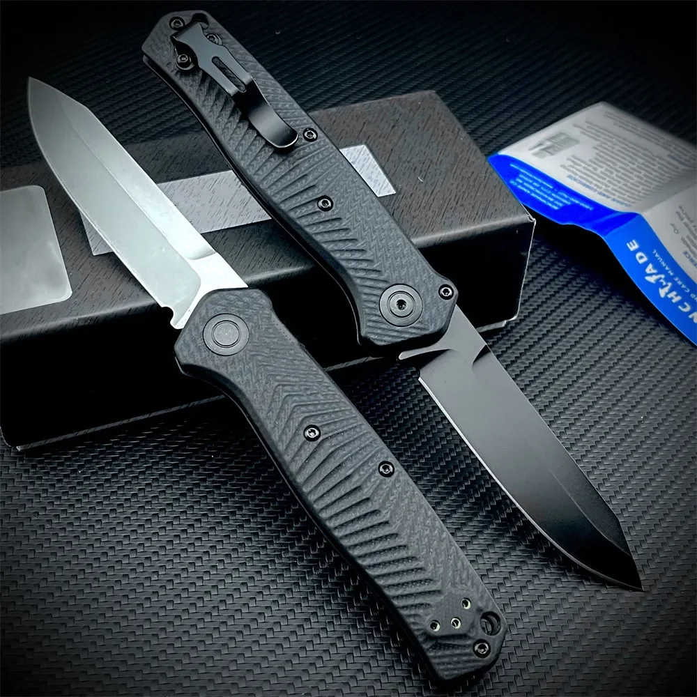 BM 8551BK 535 Folding Pocket Knife S90V Blade Black G10 Handle High Quality Outdoor EDC Survival Hunting Cutting Camping Tools