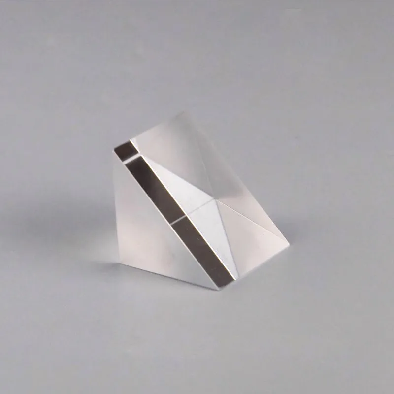 

1PCS K9 Optical Glass Triangular Right Angle Prism for Research