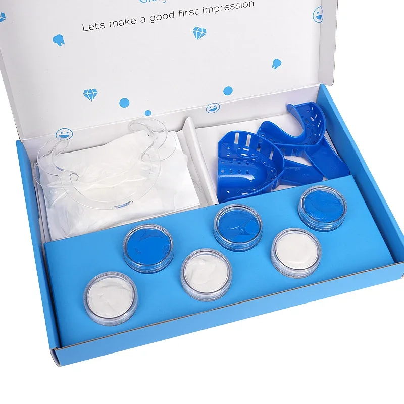 3 Sets Lab Impressions Materials Whitening Teeth Kit Professionals Lab Impressions Putty Silicone Materials
