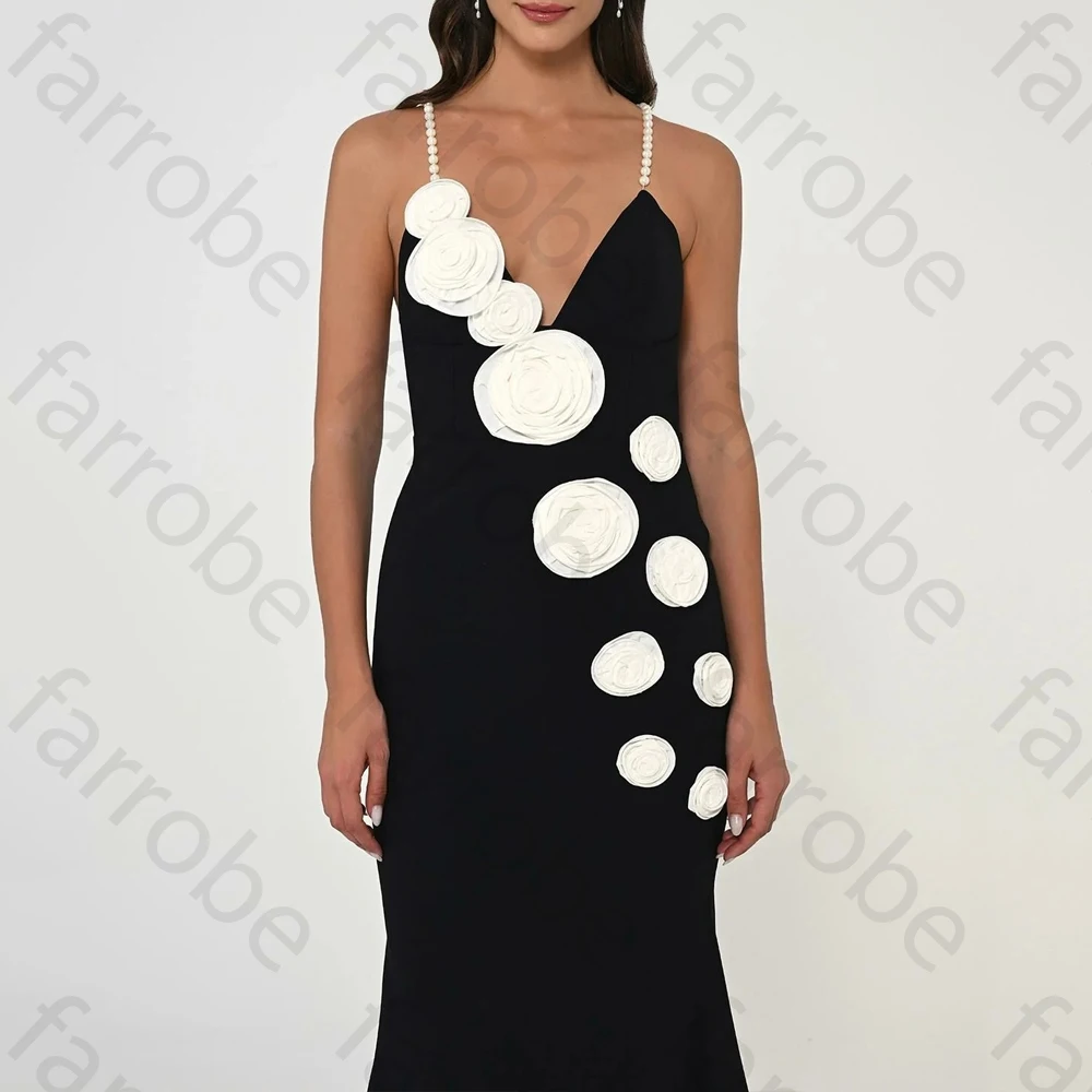 فساتين سهرة بحزام سباغيتي على شكل حرف V بدون أكمام بدون ظهر فستان المشاهير رائع عالي الجودة للحفلات الراقصة حسب الطلب #4