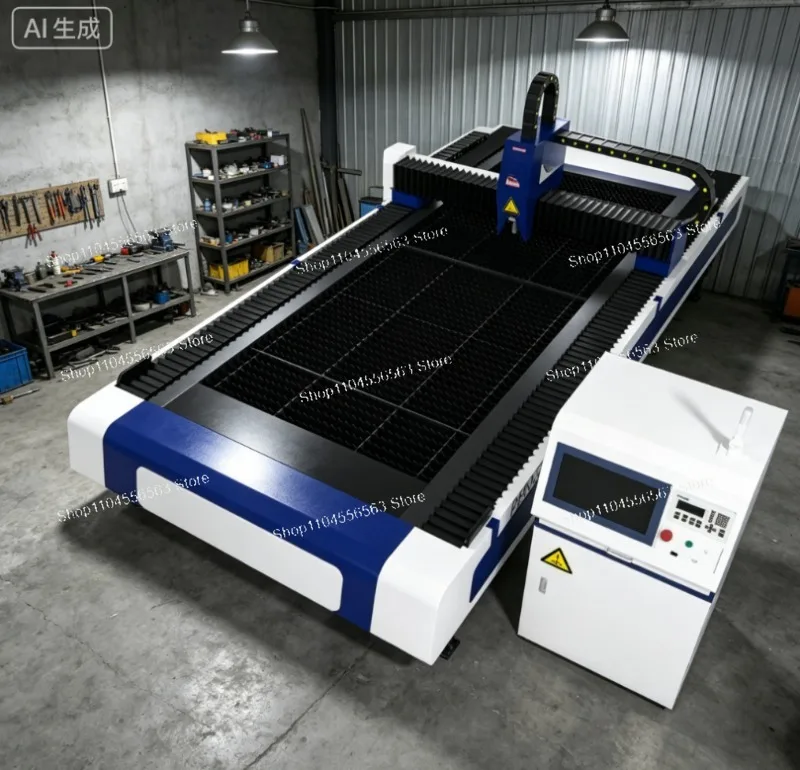 PW-G1540F-A Automatic CNC Metal Cutting Machine Ball Screw Rotary Cutter for Sheet Metal Pipe, Supports AI BMP PLT Graphic Files