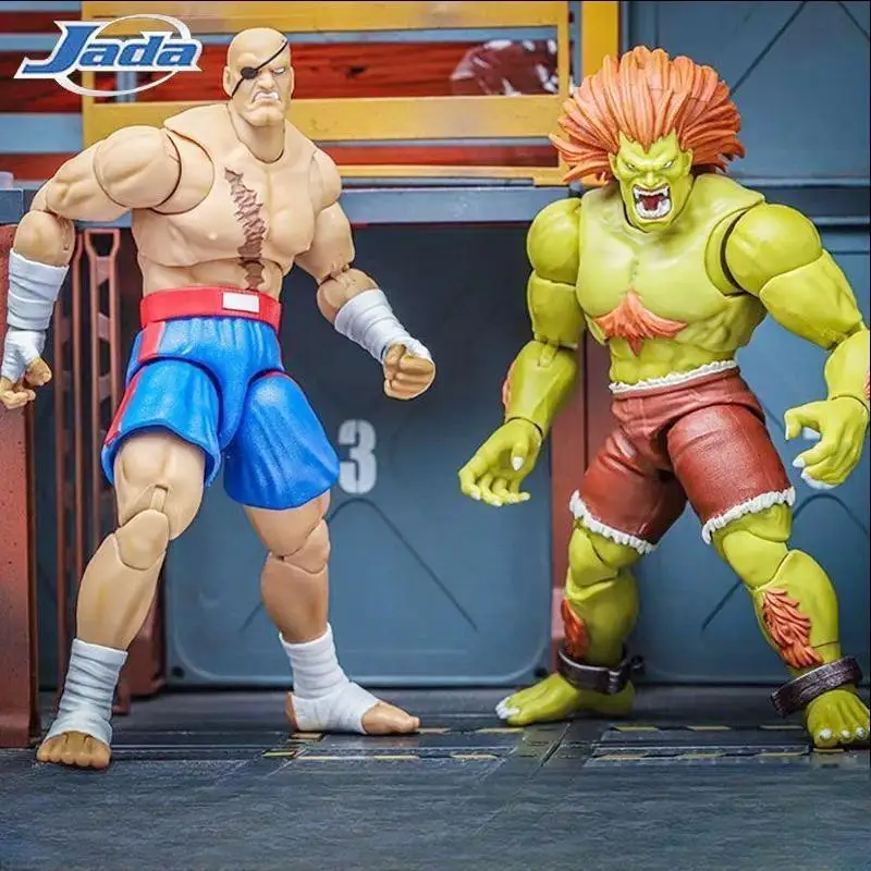 

Hot In Stock Jada Toys Blanka Sagat Vega Street Fighter Wave 4 Anime Action Figure Model Collection Ornament Toy Birthday Gift