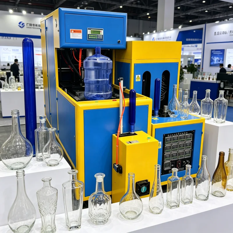 Advanced PLC Control Automatic PET Bottle Blowing Machine For Mineral Water Production High Speed Linear Blowing System