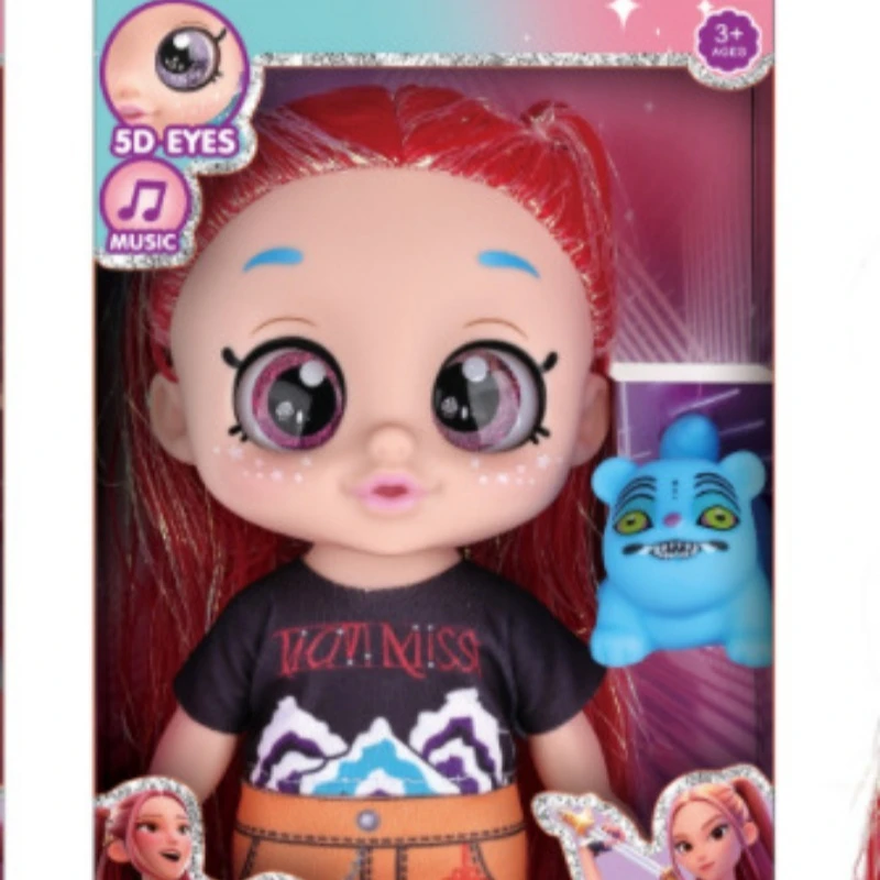 

The New K-POP Devil Hunters' Doll 5D with Vinyl Doll with Music Eyes Tiger.