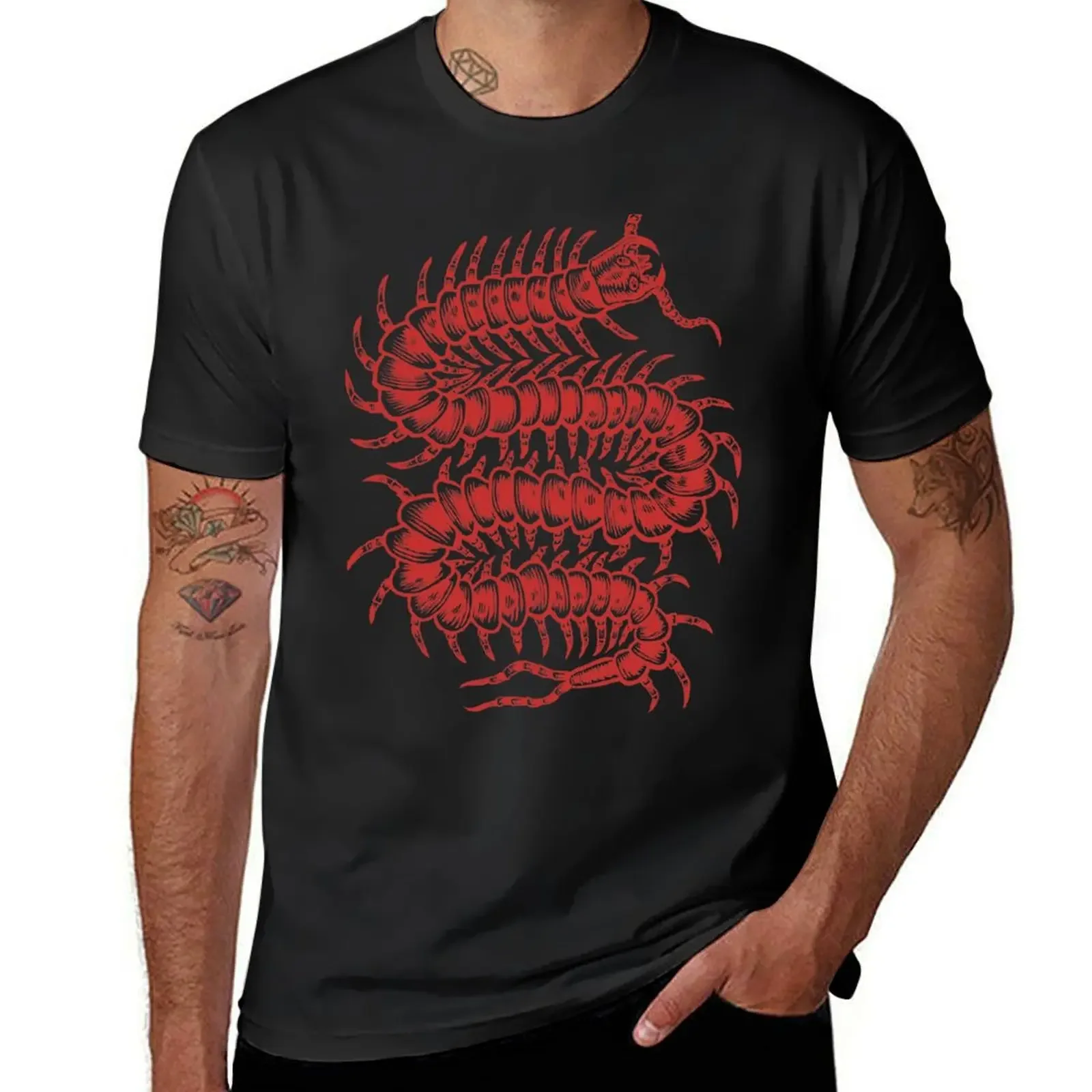 

Centipede Adventure T-Shirt vintage anime shirt shirts graphic tee luxury designer Men's clothing