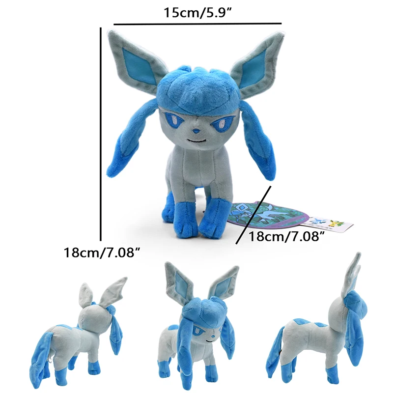 Grote Umbreon Pokemon Pluche Speelgoed Vaporeon Eevee Sylveon Laceon Flareon Leafeon Jolteon Espeon Gevulde Peluche Kids Speelgoed Cadeau
