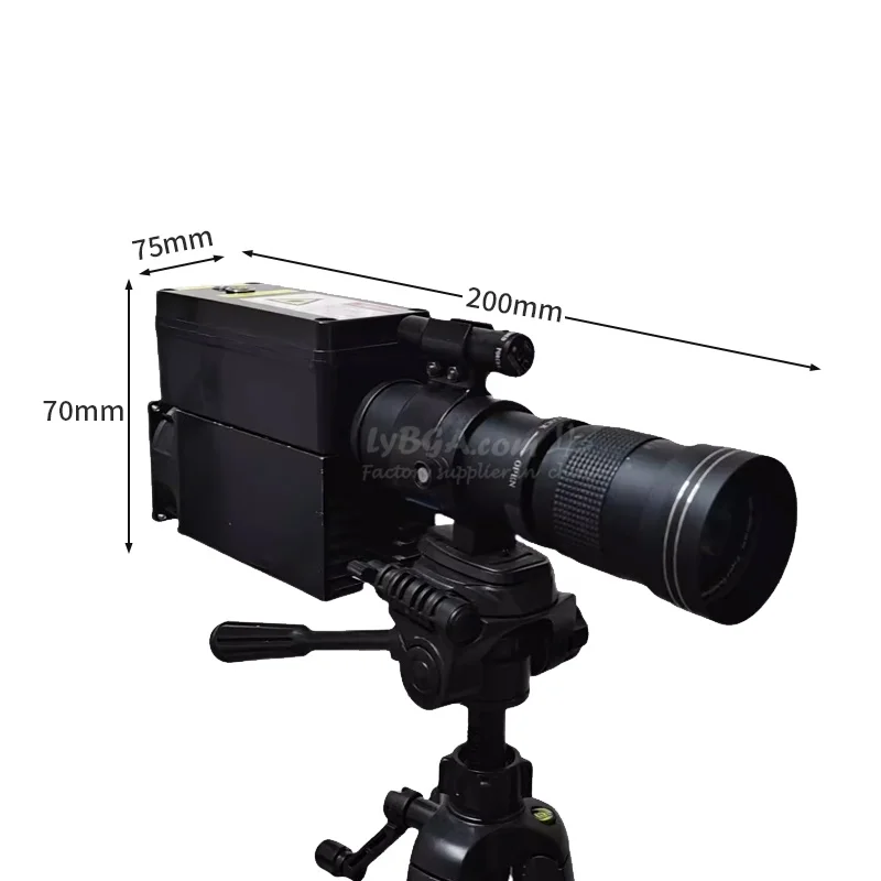 260W Laser Obstacle Clearer Machine Kit Igniter Pump Source DIY Laser Working Range 0-90 Meters Combustible Paper Wood Burning