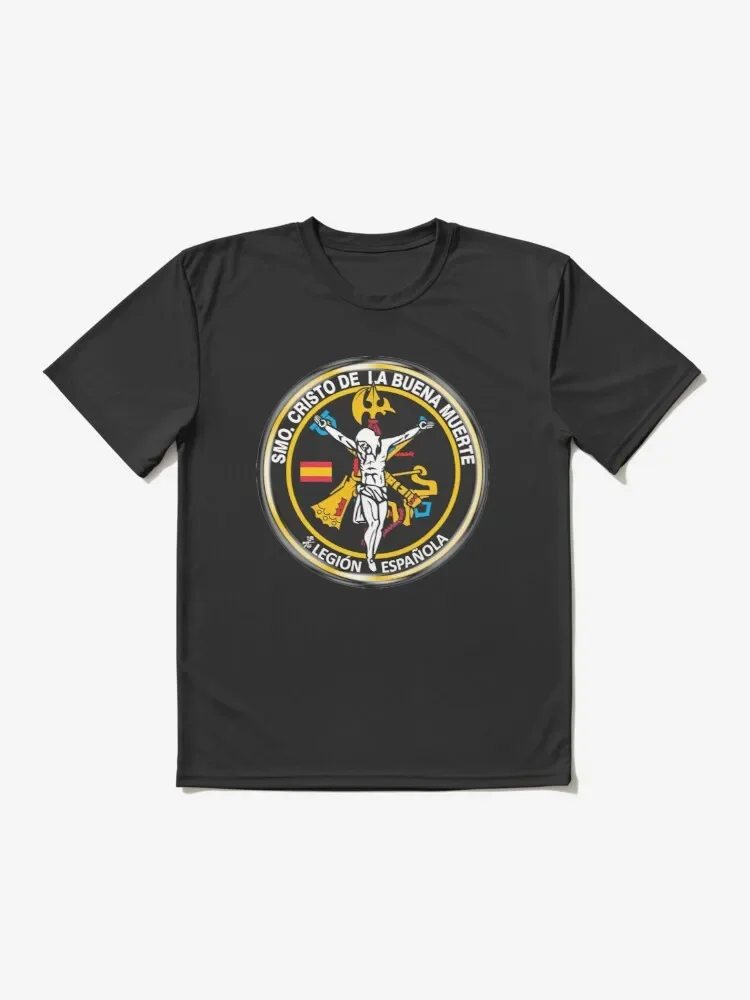 Saint. Christ of the Good Death. Spanish Legion Men T-Shirt Short Sleeve Casual 100% Cotton Shirts