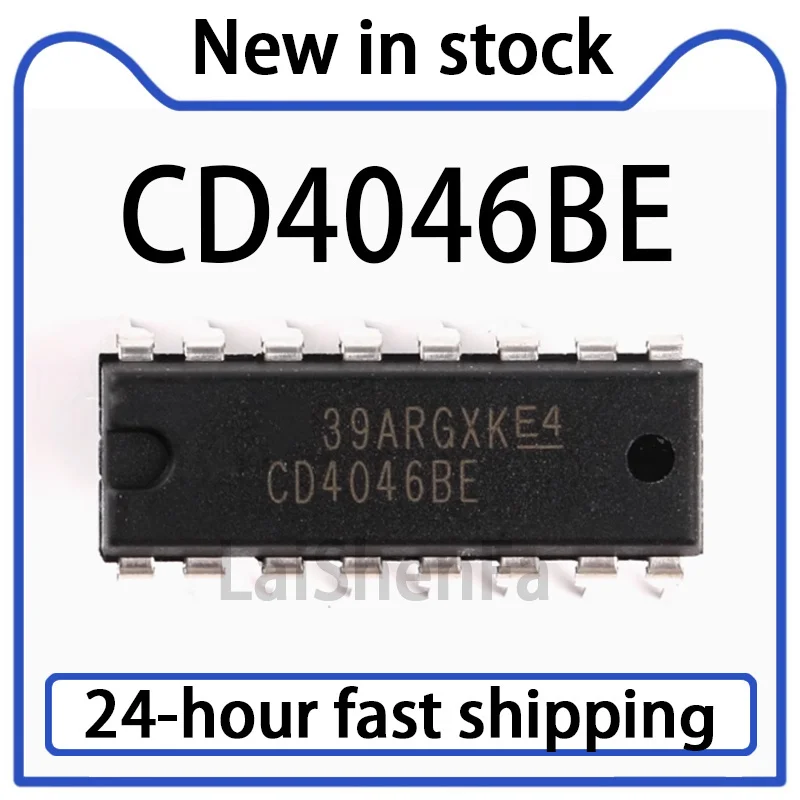 10PCS CD4046BE Direct Insertion DIP-16 Clock Generator/frequency Synthesizer/PLL Stock