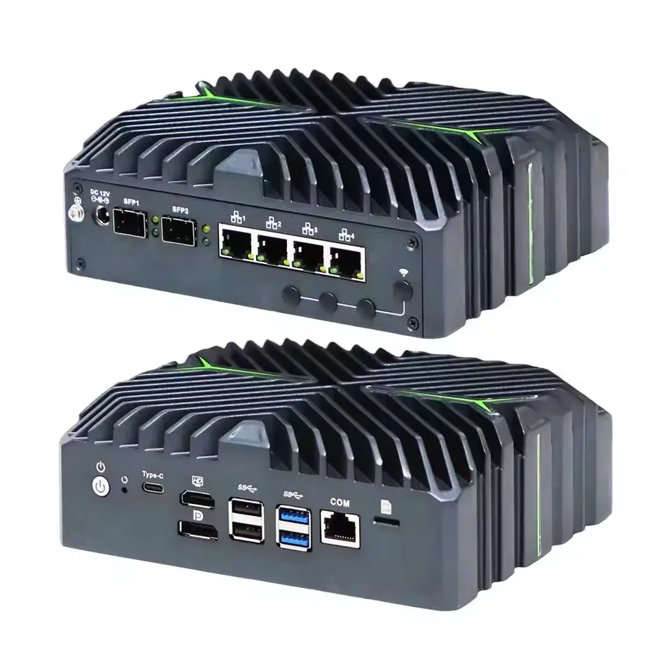 Topton 12th Gen Fanless Mini PC i7/i5 1255U 10G SFP NAS Server
