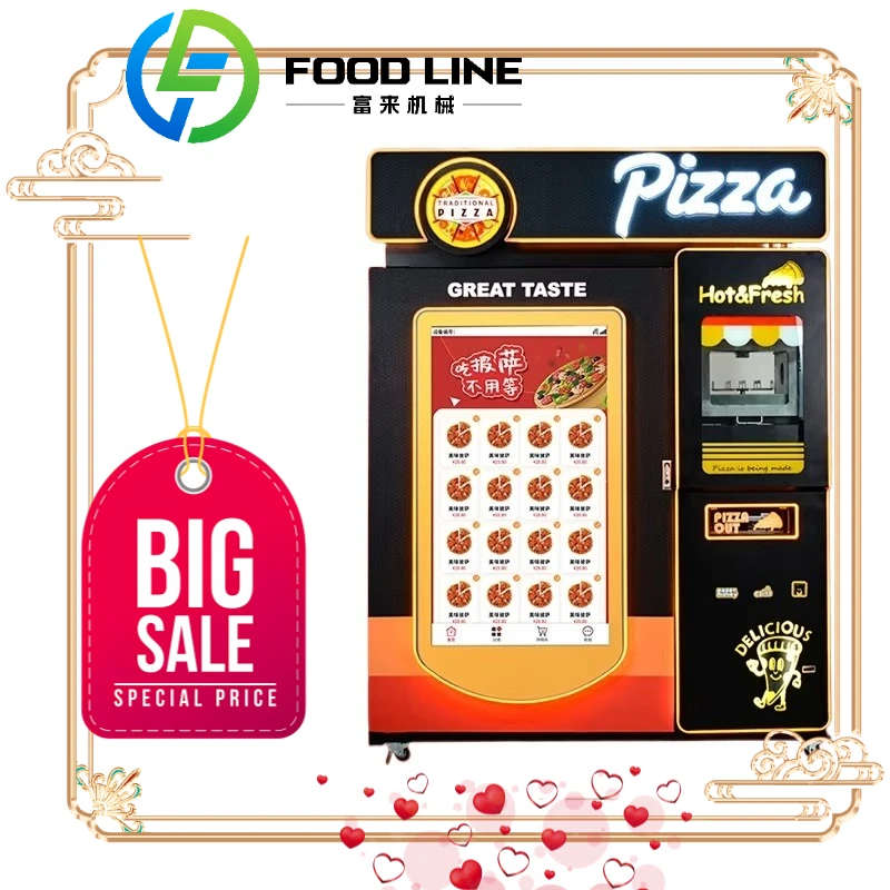 الجملة آلة بيع البيتزا الأوتوماتيكية الصانع الخدمة الذاتية SDK وظيفة نظام المراقبة عن بعد التجاري