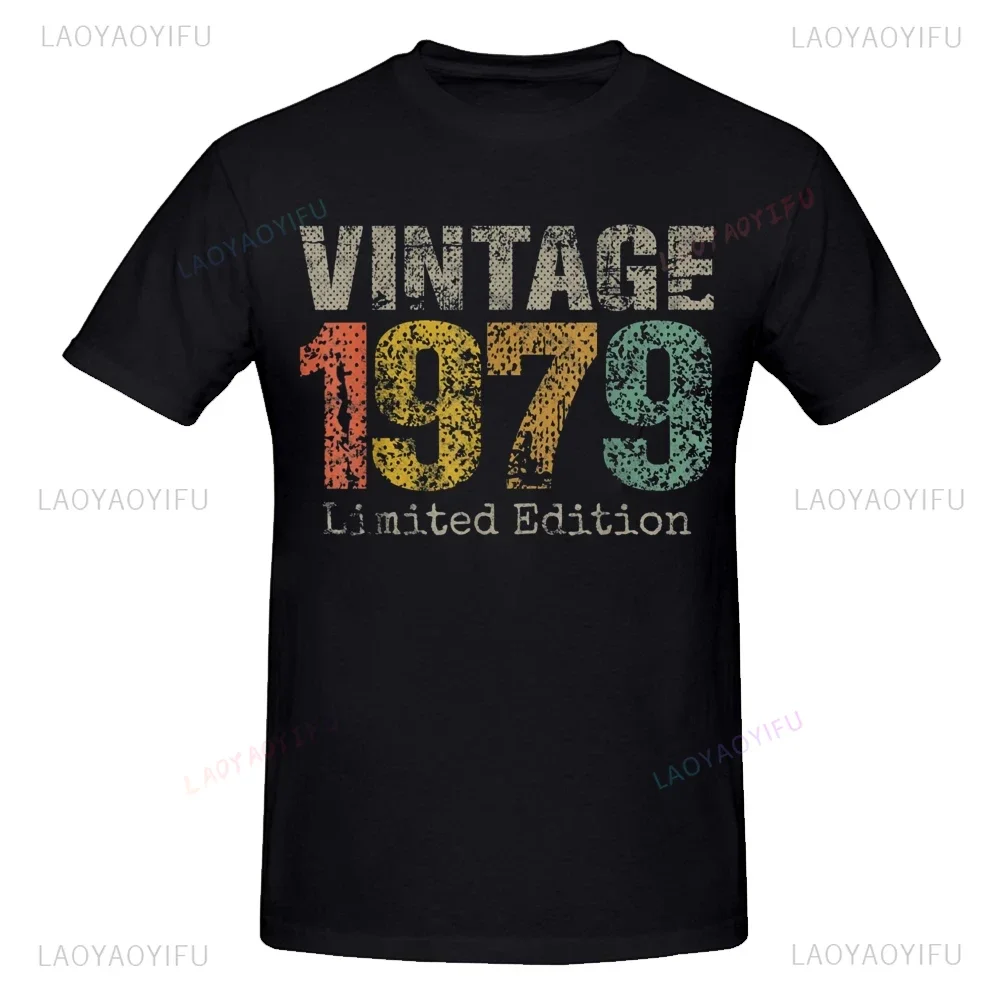 

2025 Graphic Streetwear Short Sleeve Birthday Gifts Summer Style T-shirt Mens Clothing Novelty Vintage Made in 1976 1979 TShirts