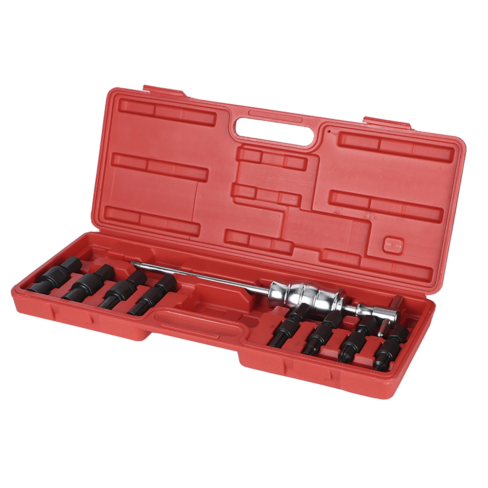 9Pcs Blind Hole Slide Hammer Puller Kit, Internal Pilot Bearing Extractor Tool Set For Removing Seized Bearings In Auto Repair