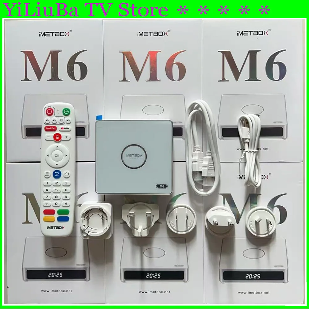 [Оригинальный] Новейший IMETBOX M6 Smart TV Box Глобальная версия Android12 4G 64G с управлением Vioce Wifi6 8K UHD 3D Бестселлер по всему миру