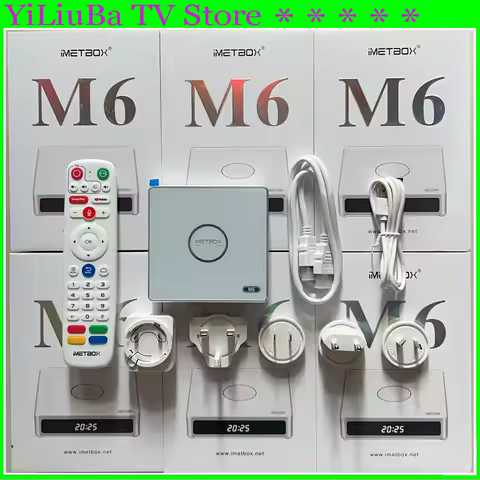 [Genuine]Newest IMETBOX M6 Smart TV Box Global version Android12 4G 64G with Vioce Control Wifi6 8K UHD 3D Bestselling Worldwide