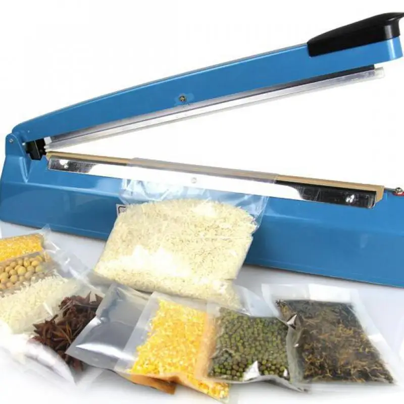 400mm Impulse Sealer Manual Pouch Sealing Machine Aluminum Plastic Bag Heat Sealer Packing Device Electric Sf-400 Heating Sealer