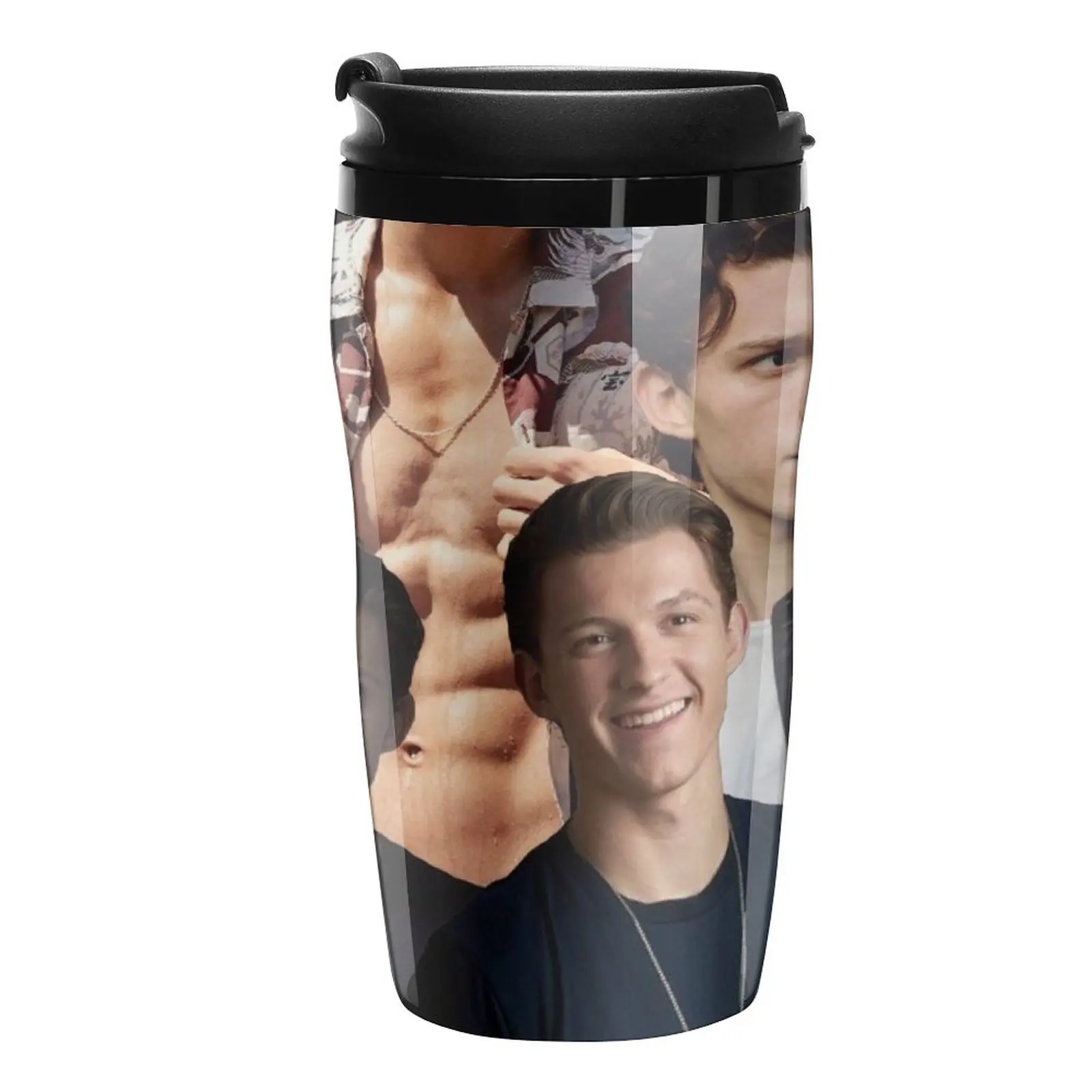 

New Tom Holland Collage Travel Coffee Mug Cups For Coffee Cute Mugs Thermal Coffee Bottle Coffee To Go