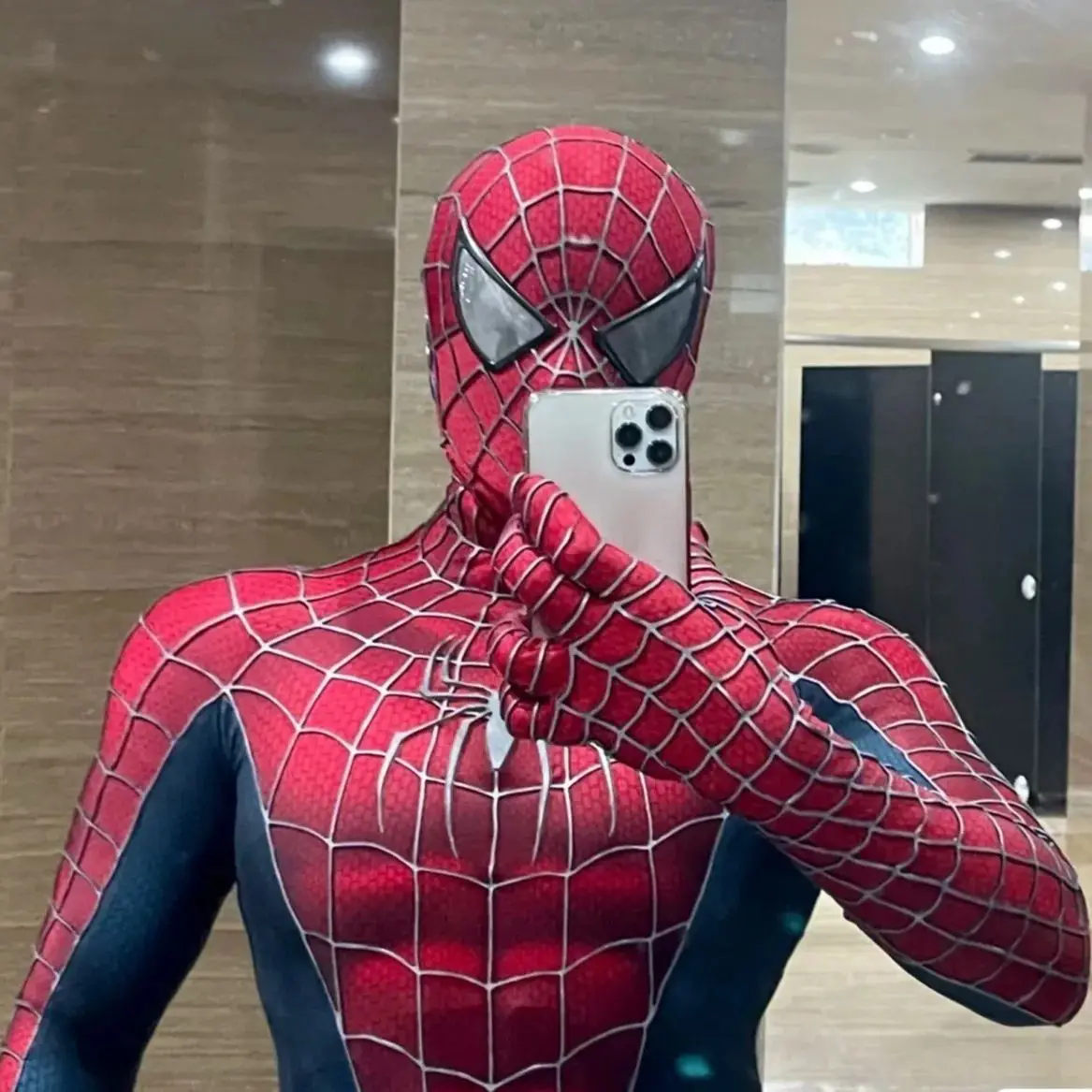 トビー スパイダーマン: ノーウェイ ホーム ジャンプスーツ マスク付き