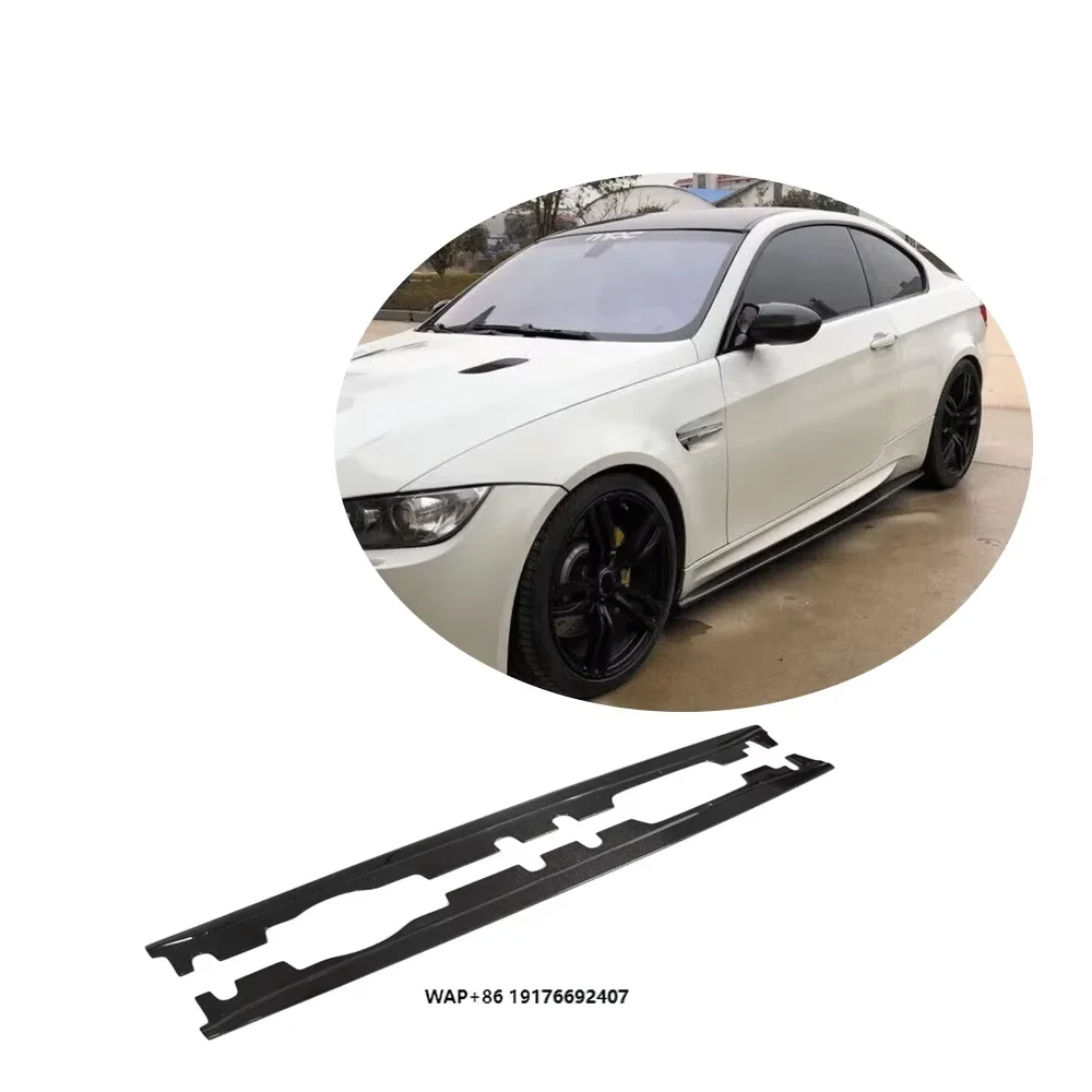 

ForBMW 3 Series E92 E93 E9X M3 2008-2013 Body Trim Side Skirts Extension Made of Durable Carbon Fiber